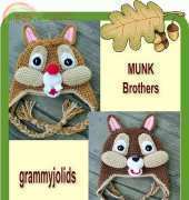 Grammyjolids - munk brothers - english crochet pattern