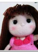 The little girl