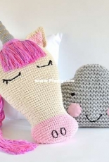 Caroline Brooke- Unicorn and Cloud Pillows - English