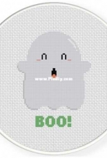 Daily Cross Stitch - Boo