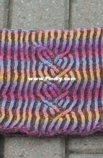 Kateri Brioche stitch cowl by Carol Wells-Free