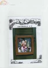 Il risveglio dellantico-Winter Window with Snowmen /Italian