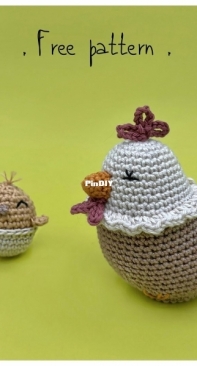Les Mailles du Rocher - Farmyards Animals - Mary the Hen - Free