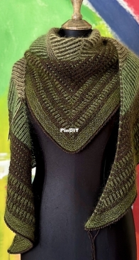 Húsafell Shawl by Stephen West