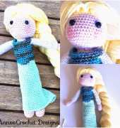 AnnooCrochet Designs- Elsa Crochet Doll Free Tutorial