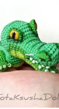 TotaKsusha - Ksenia / Kseniya Abdullina Gnezdina  - Crochet Crocodile