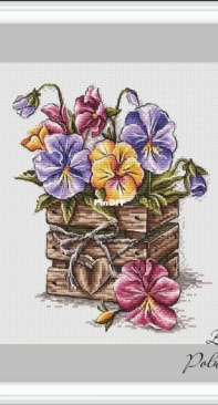 Pansies by Evgeniya Poluektova XSD