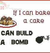 bake cake build bomb