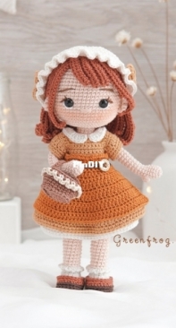 Green Frog Crochet - Thuy Anh - Đặng Thùy Anh - Zoey Doll - Die Puppe Zoey - German