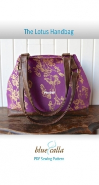 Blue Calla - The Lotus Handbag