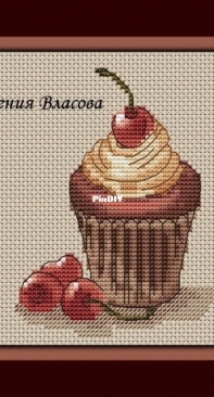 Cherry cupcake by Ksenia Vlasova - free