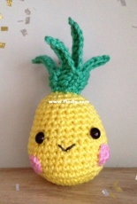 Pineapple keychain