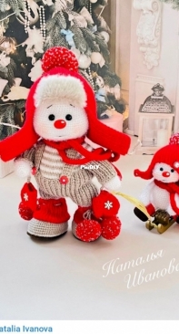Natalya / Natalia Ivanova - Наталья Иванова - Baby Snowman -  Снеговичок-малышок - Russian