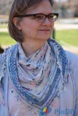 Skinny Singles Shawlette by Kelene Kinnersly