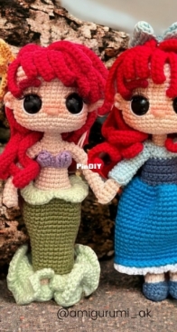 AmigurumisAK - Zayda Arteche - Ariel - Spanish