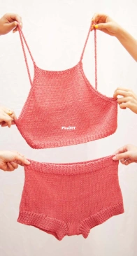 Beach Please Tank & Short Set by We Are Knitters