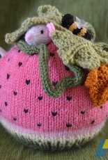 Watermelon Mouse Tea Cosy by Marcelline Simonotti