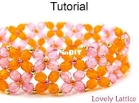 Lovely Lattice Beaded Bracelet by Cara Landry