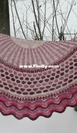 Winter Lights Shawl by Stephen West