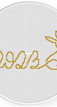 Daily Cross Stitch - 2023 Bunny Line Art