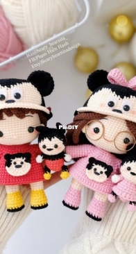 Beary Bernita Design - Phạm Hiền Hạnh - Mickey And Minnie