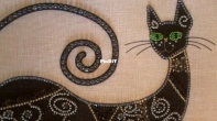 Bag Sphinx - work with beads