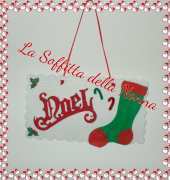 Xmas felt door hanger