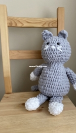 Lion Brand Yarns - Pillow Cat M20087 - Free