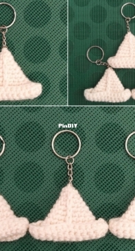 Crochet at Teris - Teri Hamilton - Paper Hat Keychain - Free