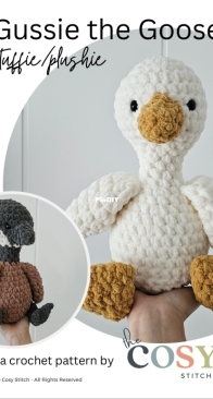 The Cosy Stitch- Gussie the Goose Stuffie