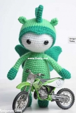 Unknown Designer - Doll in Dragon Costume - Free