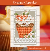 Shannon Christine Designs - Orange Cupcake - by Shannon Wasilieff