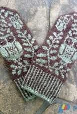 Grey Eyed Mittens by Rebecca Tsai-Free