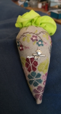 A pincushion strawberry