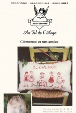 Au Fil de l Ange - Clemence et ses Amies - Martine Leonard Both in Red and in Blue PCS
