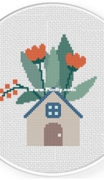 Daily Cross Stitch - House Plant 01