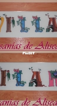 Nombre con letras aminales y naturaleza