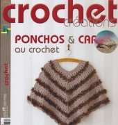 Crochet Creations 87-Shawls and Ponchos-Editions de Saxe- French
