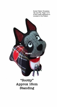 Lisa Pay - Scotty approx 17 cm standing - Free