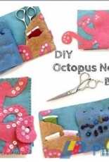American Felt and Craft - Felt Octopus Needlebook - Free