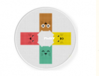 Daily Cross Stitch -Colorful Cats In Circle