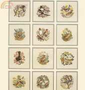 Permin of Copenhagen - Kalender 1987 - Birds Calendar