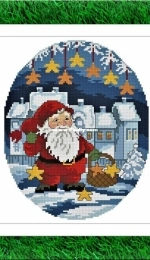 Permin 12-9551 Santa Stars XSD