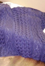 Fire on the Waves Blanket by Jennifer Schmidt /Scrapdash-Free