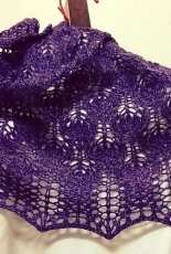 Mauve Shawl/Wrap by Thanh Pham -English-Free