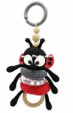 Knufl - Rosanne Briggeman - Stroller Toy Ladybug