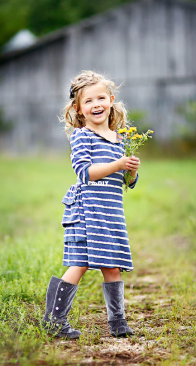 Violette Fields Threads - Adele Bustle Dress - Sizes 2t-10y