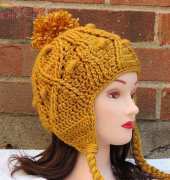 Alyse Crochet- Justine Walley- Katie Earflap Hat