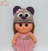 Havva Designs - Havva Unlu -  Dress and Bear Hat