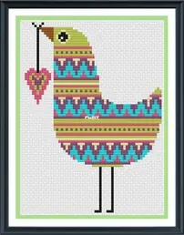Patterned Bird by Durene Jones - Free